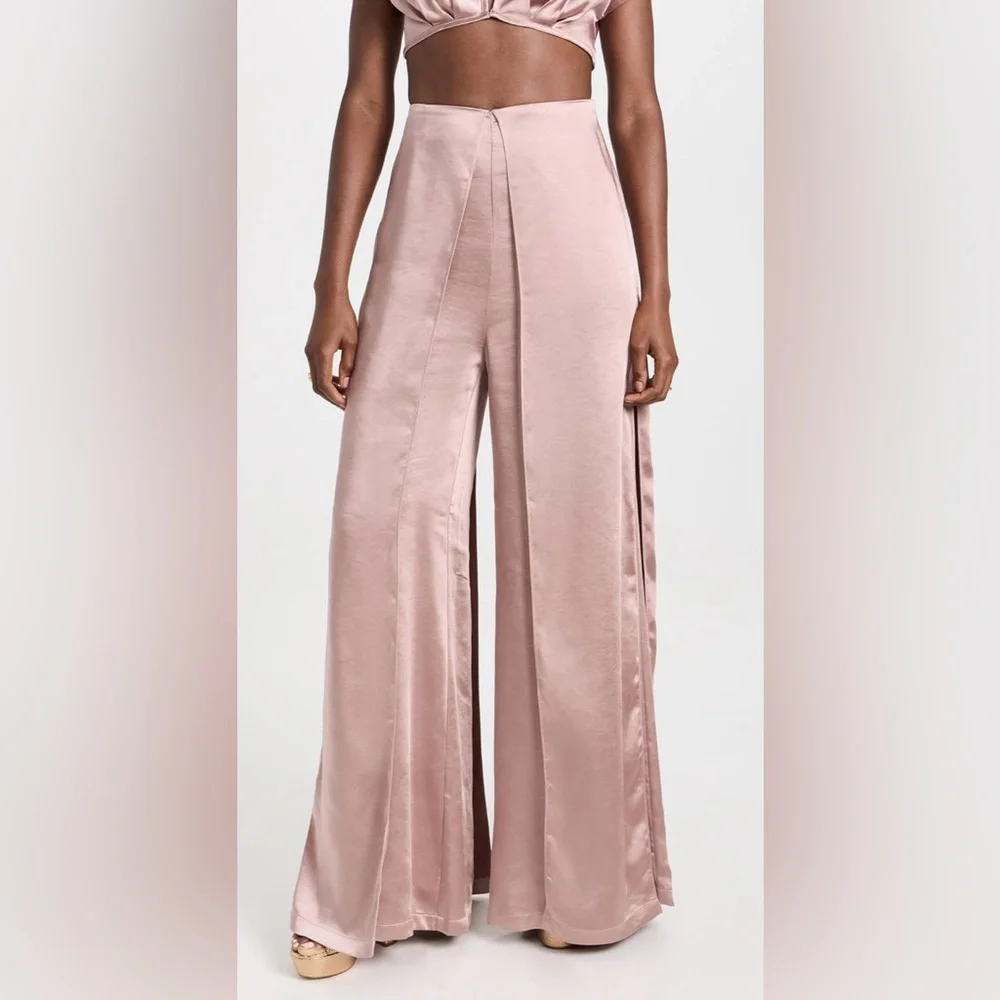 Andrea Iyamah Blush Wide Leg Jumpsuit - Picture 15 of 15